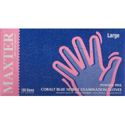 Maxter Nitril Handschuhe ohne Puder L 100 Stück