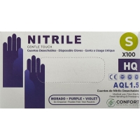 Swiss Green Handschuhe Nitril S Puderfrei Viol 100 Stück
