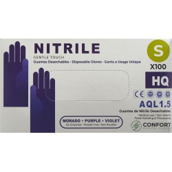 Swiss Green Handschuhe Nitril S Puderfrei Viol 100 Stück