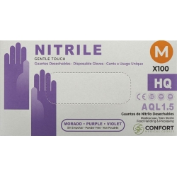 Swiss Green Handschuhe Nitril M Puderfrei Viol 100 Stück