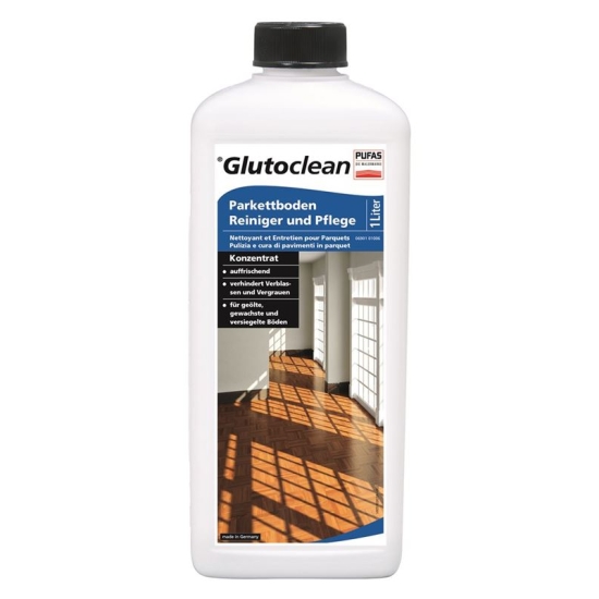 Glutoclean Parkettboden Reiniger+ Pflege Flasche 1L buy online