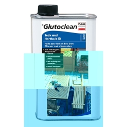 Glutoclean Teak und Hartholz Öl Flasche 1L