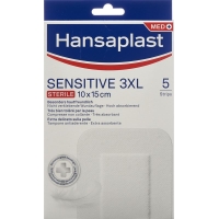 Hansaplast Sensitive Strips 3xl 5 Stück