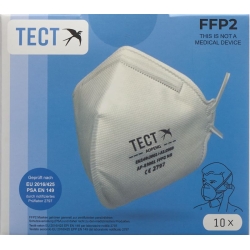 Tect Folding mask without valve 10 pieces