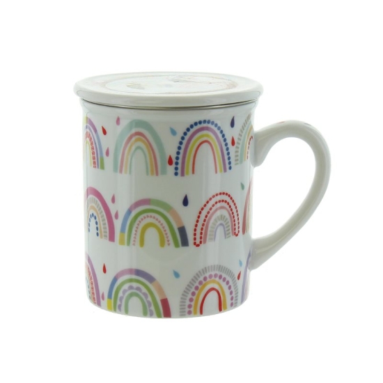 Herboristeria Tea cup Rainbow with strainer buy online