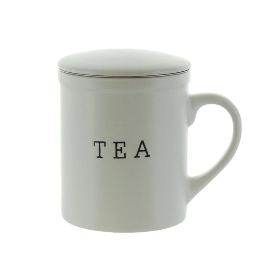 Herboristeria tea cup Tea White with strainer buy online