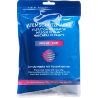Interhealth Faltmaske FFP2 ohne Ventil 5 Stück