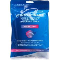 Interhealth Faltmaske FFP2 ohne Ventil 5 Stück