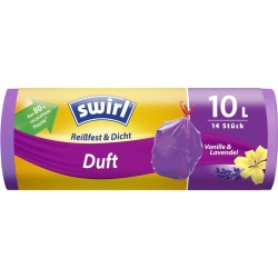 Swirl Duft-Müllbeutel 10L Lavendel-Vanille 14 Stück