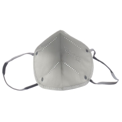 Vasano Maske Ffp2 Grau Versiegelt D/f/i 20 Stück