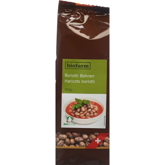 Biofarm Bohnen Borlotti Ch Knospe Beutel 350g buy online