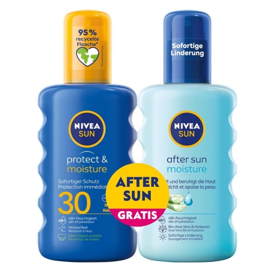 Nivea Mixpack P&m Spray LSF 30 400ml +after Sun Spray buy online