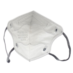 Vasano Maske Ffp2 Kind 4-12 J Grau D/i/f 2 Stück