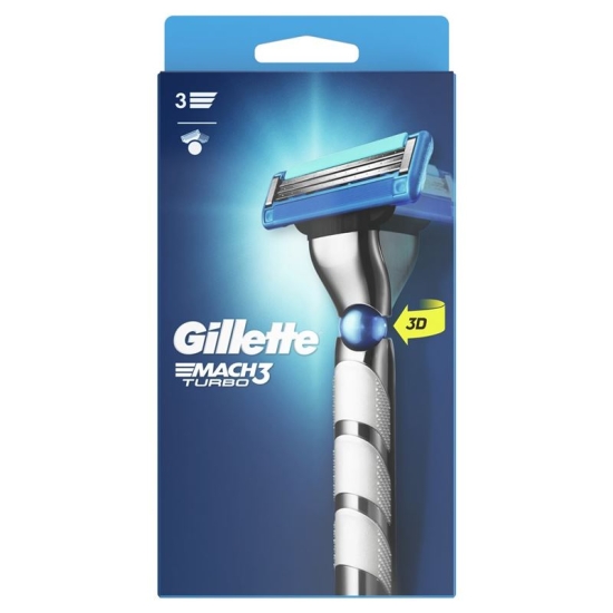 Gillette Mach3 Turbo 3D 1-blade razor buy online