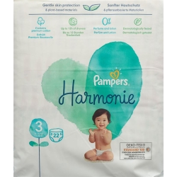 Pampers Harmonie Grösse 3 6-10kg Midi Tragep 22 Stück