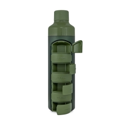 Yos Bottle Wochendispenser 375ml mit 7faechern Gru