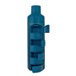 Yos Bottle Wochendispenser 375ml mit 7faechern Bla