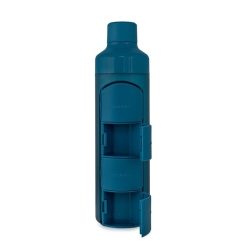 Yos Bottle Tagesdispenser 375ml mit 4faechern Blau