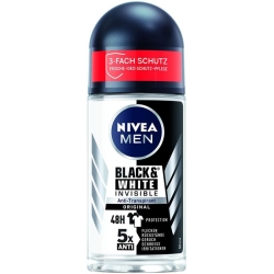 Nivea Male Deo Inv Bla&whi Or (neu) Roll-On 50ml