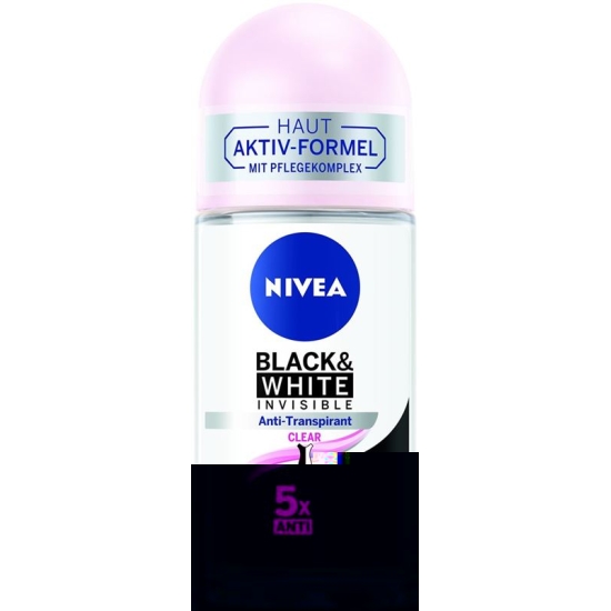 Nivea Female Deo Inv Bla&whi Cl (n) Roll-On 50ml buy online