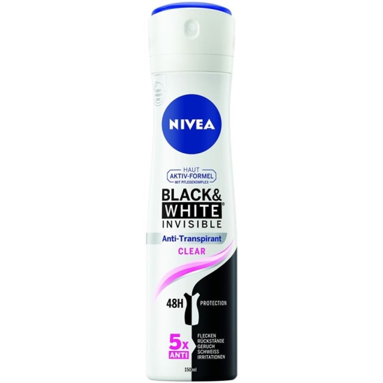 Nivea Fem Deo Inv Bla&whi Aeros Cle (n) Spray 150ml buy online