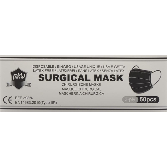 Mkw Op-Maske Typ Iir Schwarz 50 Stück buy online