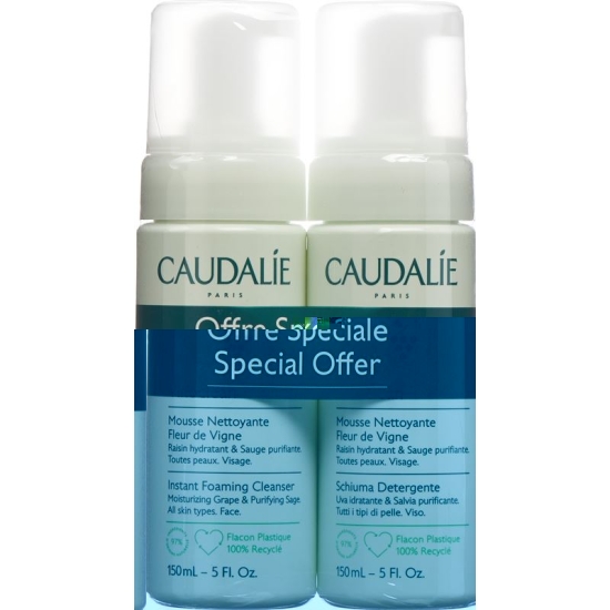 Caudalie Demaquillant Duo Vinoclean Mousse Nettoyante Fleur de Vigne 150ml buy online