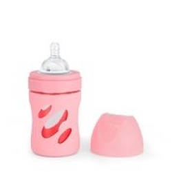 Twistshake Anti Colic Glass Bottle 180ml Past Pink