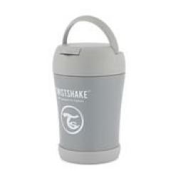 Twistshake Stainless Steel Food 350ml Pastel Grey