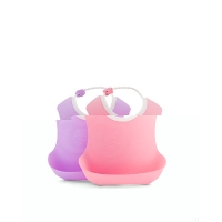 Twistshake Lätzchen 4m+ Pink Purple 2 Stück