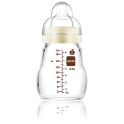 Mam Feel Good Glass Bottle 170ml 0+m Unisex