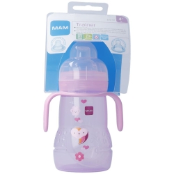 Mam Trainer Flasche mit Griff 220ml 4+m Girl