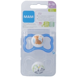 Mam Air Nuggi Sili 6-16m Boy 2 Stück