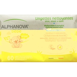 Alphanova BB Pflegetücher Bio Abbaubar 60 Stück