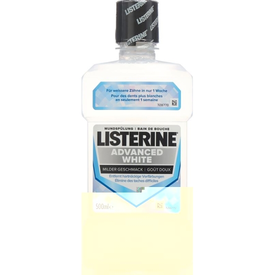 Listerine Advanced White Mild Bottle 500ml buy online