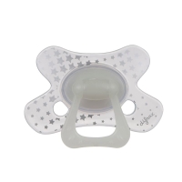 Difrax Nuggi Natural 20+m Night silicone