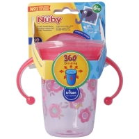 Nuby Trinkta 360? Wonder Cup Tritan 240ml Pink