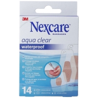 3M Nexcare Aqua Clear Waterproof 3 Groes Ass 14 Stück