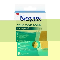 3M Nexcare Aqua Clear Maxi Waterpr 59x88mm 5 Stück