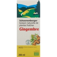 Schönenberger Ginger Fresh Plant Juice Organic 200ml