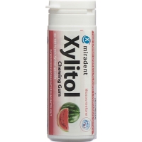 Miradent Xylitol Kaugummi Wassermelone Dose 30 Stück