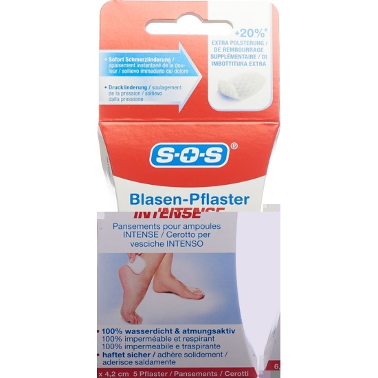 SOS Bubbles Plaster Intense 5 pieces buy online