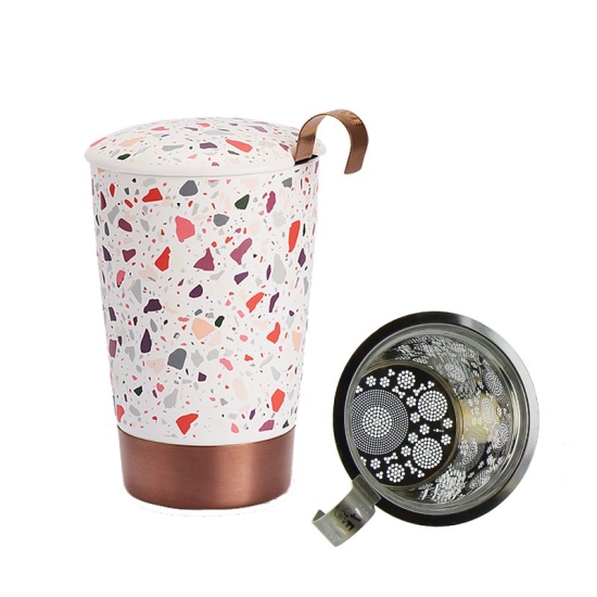 Herboristeria Terrazzo teacup with strainer buy online