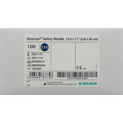Sterican Safety G23 0.6x40mm Blau 100 Stück