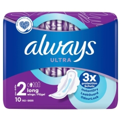 Always Ultra Binde Long with wings 10 pieces