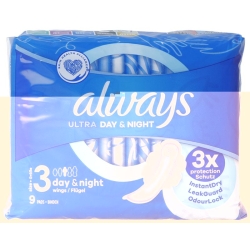 Always Ultra Binde Night with wings 9 pieces