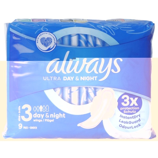 Always Ultra Binde Night with wings 9 pieces buy online