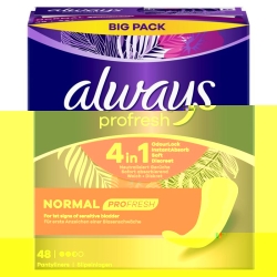 Always Panty liner Profresh Normal Bigpack 48 pieces