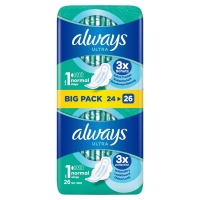 Always Ultra Binde Normal with wings Bigpack 26 pieces