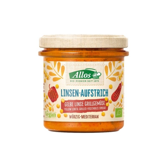 Allos Linsen Aufstrich Gelbe Linse Grillgem 140g buy online